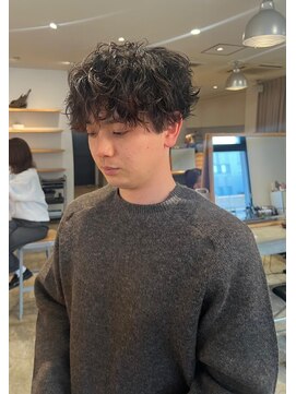 ネイビー チャムズ 久留米(NAVY chums) 無造作パーマ