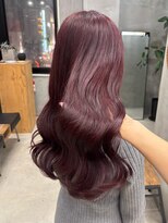 テトヘアー(teto hair) ブリーチなし暖色カラー ピンク 韓国風