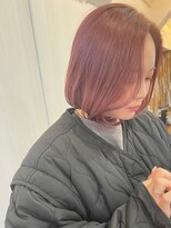 アンダーバーホワイト 南海難波店(_WHITE)&nbsp;ピンクベージュ/タッセルボブ