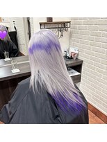 アボックス(abox)&nbsp;シルバー/エンジェルリング/ケアブリーチ/学割/U24/髪質改善