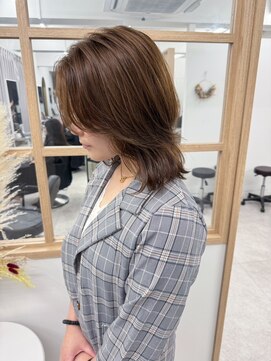 ネウィ ファミ 吉祥寺(newi fhami) ミニウルフ/くすみブルー/テラコッタ/韓国風マッシュ/くびれヘア