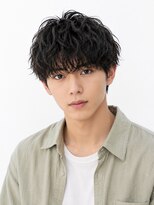 ノイセル(Noisyle)&nbsp;MEN’S HAIR/サーフカール/刈り上げセンターパート/北堀江M
