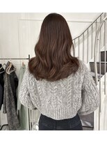アトレ アネックス(attrait ANNEX)&nbsp;大人可愛いブラウンカラーのミディアムスタイル