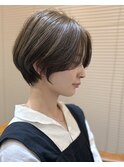 【ハンサムショート　マロンベージュ】