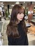 透明感カラー＋カット＋クイックトリートメント