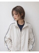 ブレンドバイハピネス(Blend by happiness)&nbsp;ショート×ハイライトベージュ