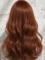 ルノヘアー(Lunohair)&nbsp;大人可愛いオレンジブラウン×小顔レイヤーカット◎