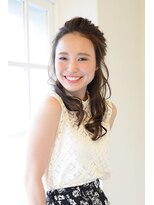 アース 前橋店(HAIR&MAKE EARTH)&nbsp;モテレディハーフアップ