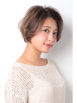 キュリオ 尾山台(curio) 【curio尾山台】 モード3Dカラー × ミニマム大人ボブ