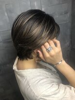 ヘアサロンエム 大宮東口(HAIR SALON M)&nbsp;デザインカラー/厚めバング/ローライト/スリークボブ