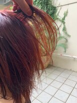 メイクス 表参道(MAKE'S omotesando)&nbsp;ブリーチカラー ベビーオレンジ