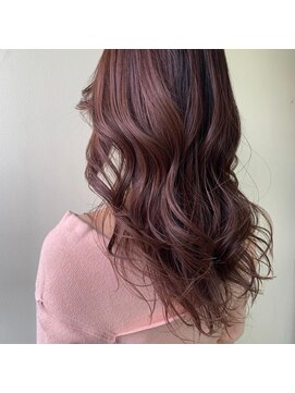 ルアナ ヘア アンド トリートメント(Luana) ピンクグレー☆レイヤーロング