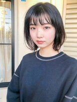 フルール(hair place Fleur)&nbsp;軽やかな前髪くびれボブ