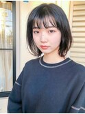 軽やかな前髪くびれボブ