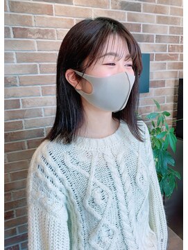 デルタ(Delta) 【Delta】切りっぱなしボブ×ナチュラルストレート