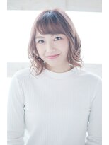 ゴッドハンド 横浜店&nbsp;透け感ベージュのニュアンスカールボブ