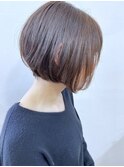 【松戸　ムラマツ】ショートボブ　前下りボブ　前髪あり