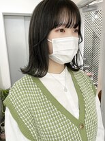 イコ 表参道原宿(ico)&nbsp;オリーブグレージュ 地毛風カラー イルミナカラー