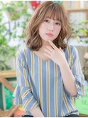 外国人風大人ハイライト透け感くびれミディa志木20代30代40代