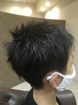 ヘアサロンアンドヘアメイクディー(hair salon hair make D)&nbsp;仙台D　学割学割U24子供可愛いキッズショートstyle