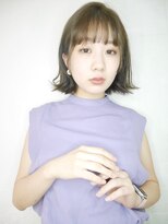 シュシュ(shushu)&nbsp;可愛い前髪愛されショートボブ/アッシュブラウン【有海一生】