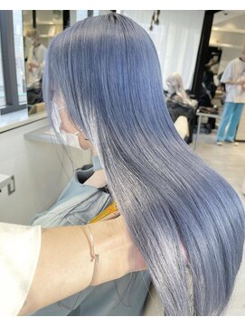 エヌプラス(N+) 黒髪グラデヘアーオリーブグレー小顔に見せるヘアココアベージュ