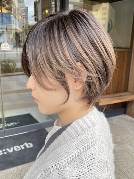 カフェアンドヘアサロン リバーブ(cafe&hair salon re:verb) まるみショート