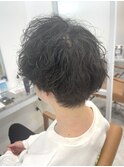 波巻きツイスパMIXパーマ