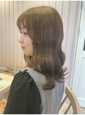 ナチュラル透明感ブラウン