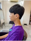 MEN'SHAIRアッシュブラックベリーショートダークアッシュ