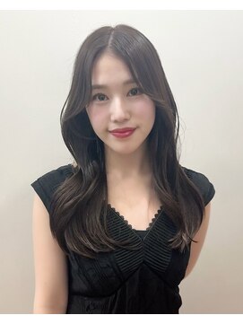 ワン バイ ジエクト(One by The Ect) 韓国式髪質改善カラー大人色気レイヤー透明感ラベンダーカラー