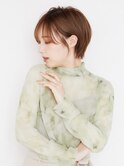 黒髪/グレーベージュ/レイヤーロング/前髪パーマ[新宿駅]