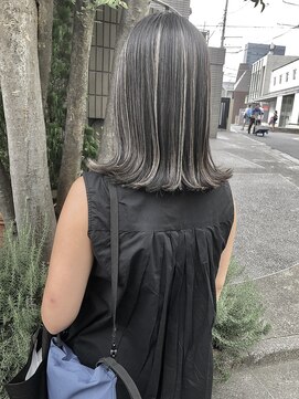 ハーツ(Heart's) 白髪ぼかし脱白髪染めミディアムレイヤー40代50代60代♪