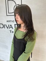 アーティック ヘア ディーヴァディーヴォ テスタ(ARTIC HAIR DIVA DIVO TESTA) アッシュカラー・顔まわりカット・レイヤーカット【SAHO】