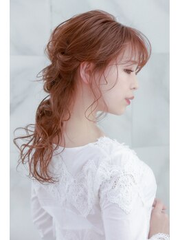オーブ ヘアー リリー 博多2号店(AUBE HAIR lily)の写真/ヘアセットにもこだわりたい方向け◎結婚式やお呼ばれ等、大切な1日を素敵に彩るお手伝い/ヘアセット￥3500