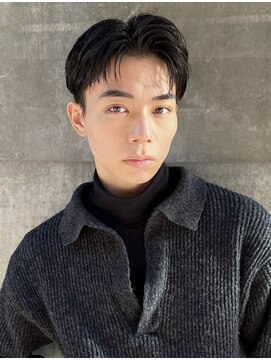 ガーデン 銀座(GARDEN) 艶センターパートニュアンスパーマダークアッシュ韓国マッシュ