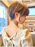 前髪あり◎大人のショートヘア/白髪染め[30代/40代/50代]