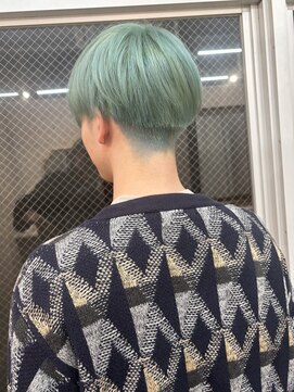 ラニヘアサロン(lani hair salon) グリーンカラー/メンズカラー/オリーブカラー/寒色系カラー/