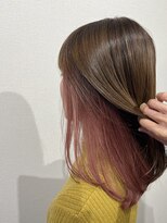 グルグル 新小岩店(GULGUL)&nbsp;インナーカラー　ピンク