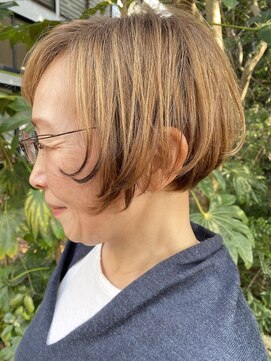 サラ 山口店(SARA) 大人グラデーションボブちょいとアクセント