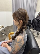 ジゼル 博多(GiseL)&nbsp;【Asuka】サイド編みおろし♪【博多美容室】