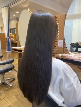 セカンド 鴨江店(2COND) ロング＋美革（髪質改善、縮毛矯正）乾かしただけです！