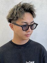 ルースト 西院店(ROOST)&nbsp;金メッシュ×アップバング