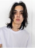 メンズウルフレイヤーボブニュアンスパーマメンズパーマ