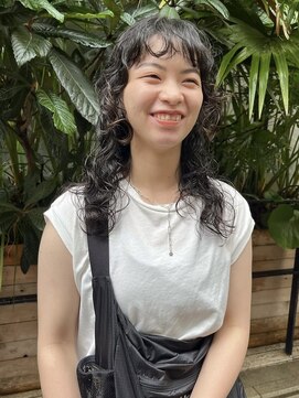 ナリー 河原町(Nary) ロングパーマ＋デザインカラー/佐藤/Nary河原町/京都美容室