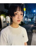 甘辛MIXショートウルフヘア