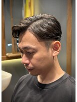 銀座 シノ 本店(shino)&nbsp;メンズショート　刈り上げ　ニュアンスパーマ