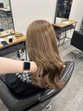 京都/河原町/ケアカラー/髪質改善トリートメント/ベージュ