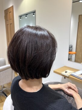 柔らかショートボブ