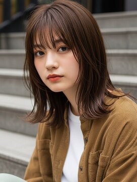 コトナ 越谷店 ミディアムヘアー/チョコレートブラウン/20代/髪質改善/越谷